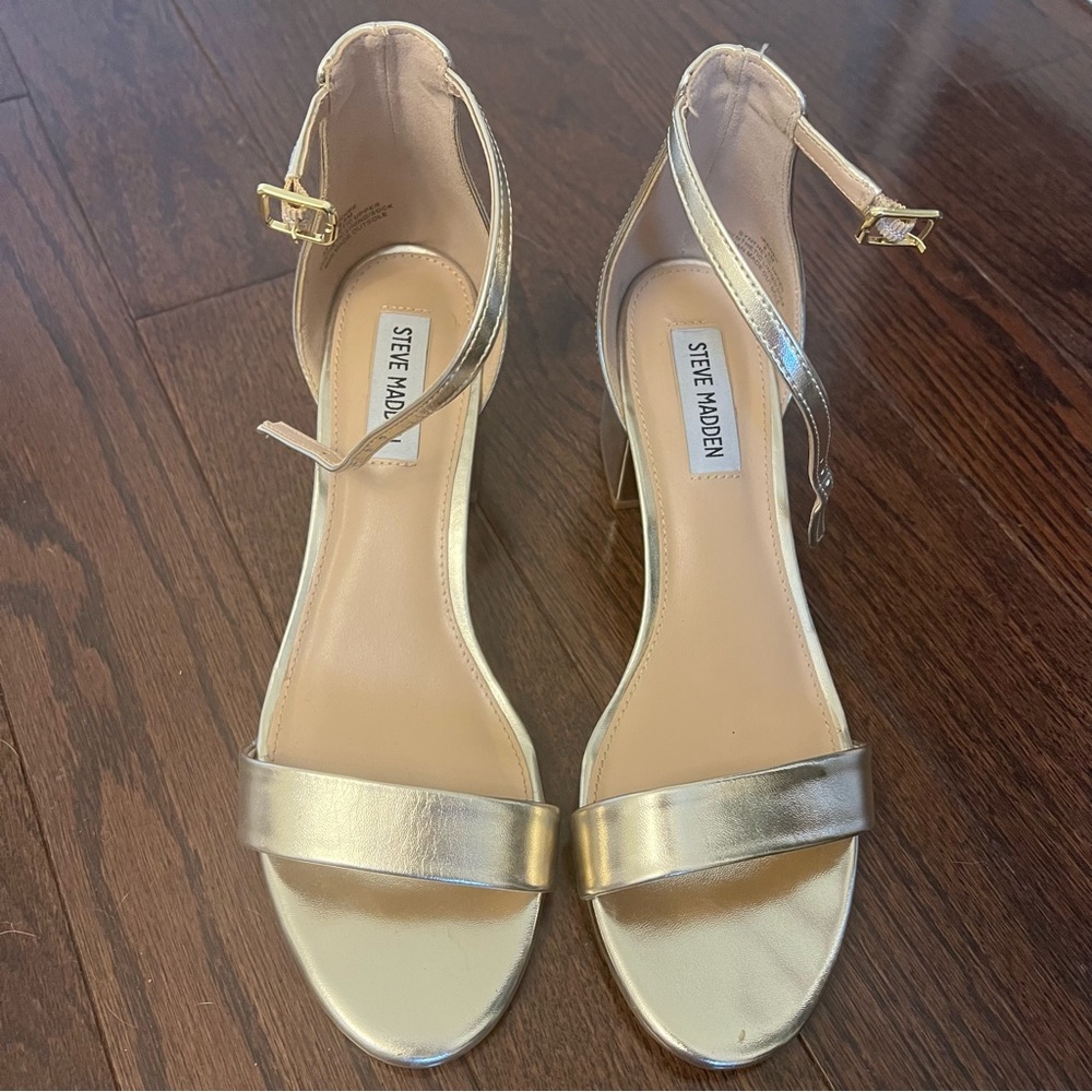 Steve Madden Gold Heels